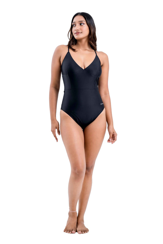SIZZLE N SHINE 60022 Solid Women Swimsuit - Buy SIZZLE N SHINE 60022 Solid Women  Swimsuit Online at Best Prices in India
